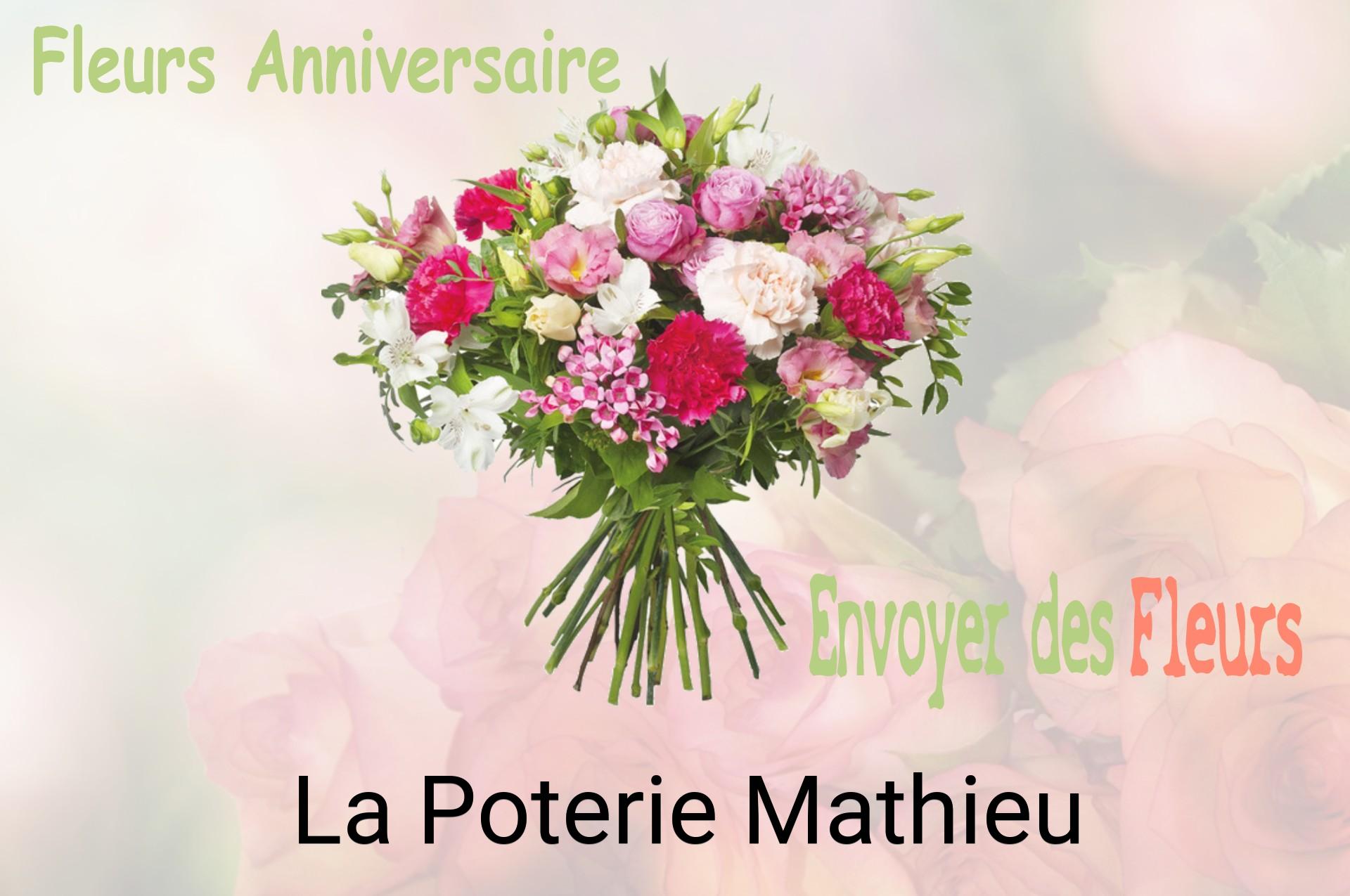 Bouquet de fleurs d’anniversaire livré à La Poterie-Mathieu
