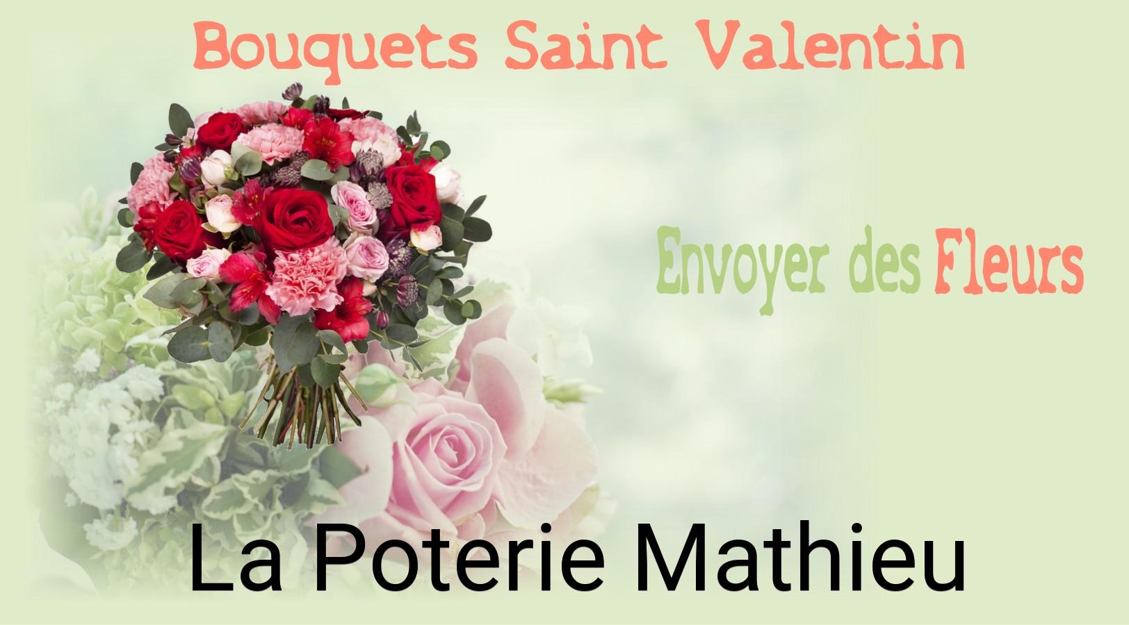 Roses de Saint-Valentin livrées à La Poterie-Mathieu